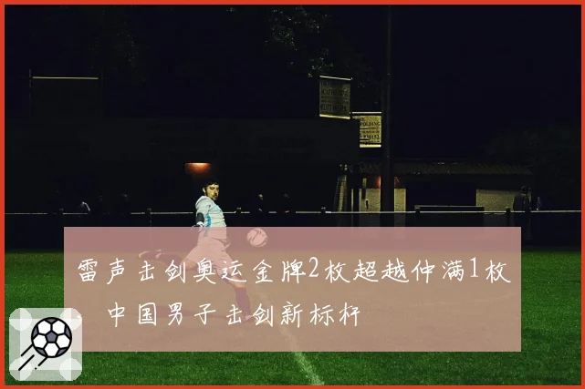 雷声击剑奥运金牌2枚超越仲满1枚,中国男子击剑新标杆